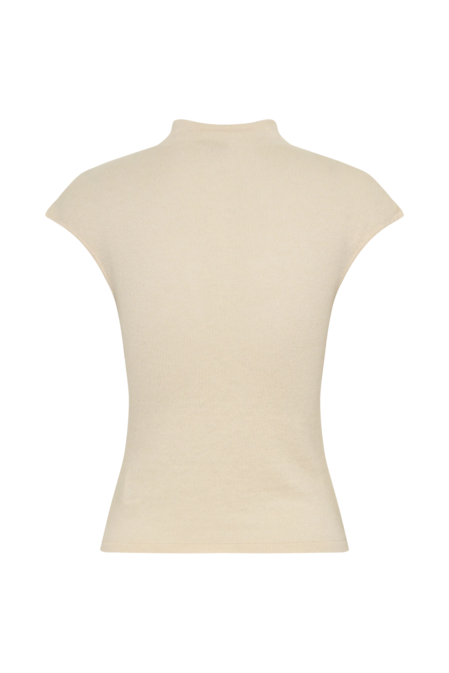 Sonny Short Sleeve Knit Top - Cream
