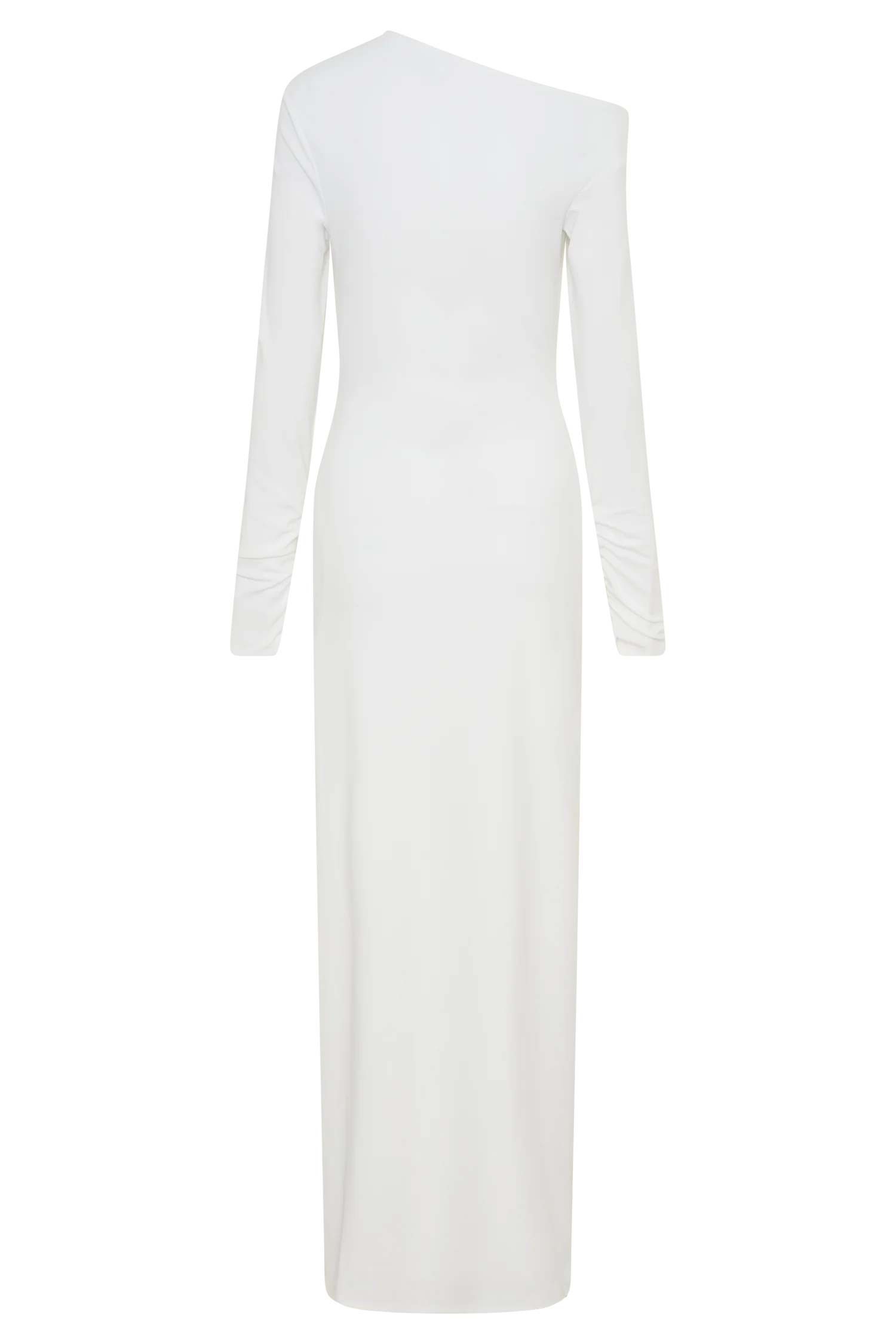 Thalyn Crepe Maxi Dress With Split - White