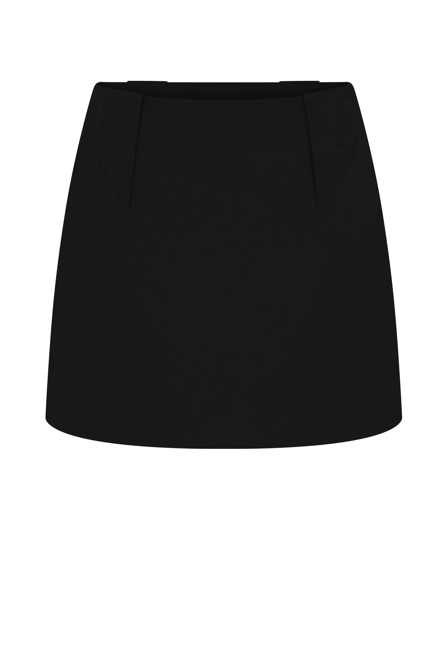 Gina Suiting Mini Skirt - Black