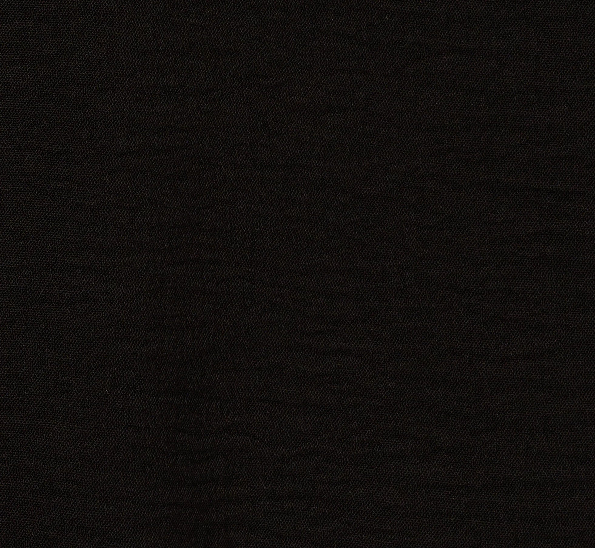 Three Quarter Sleeve Drop Shoulder Tie Waist Top In Black Ivory