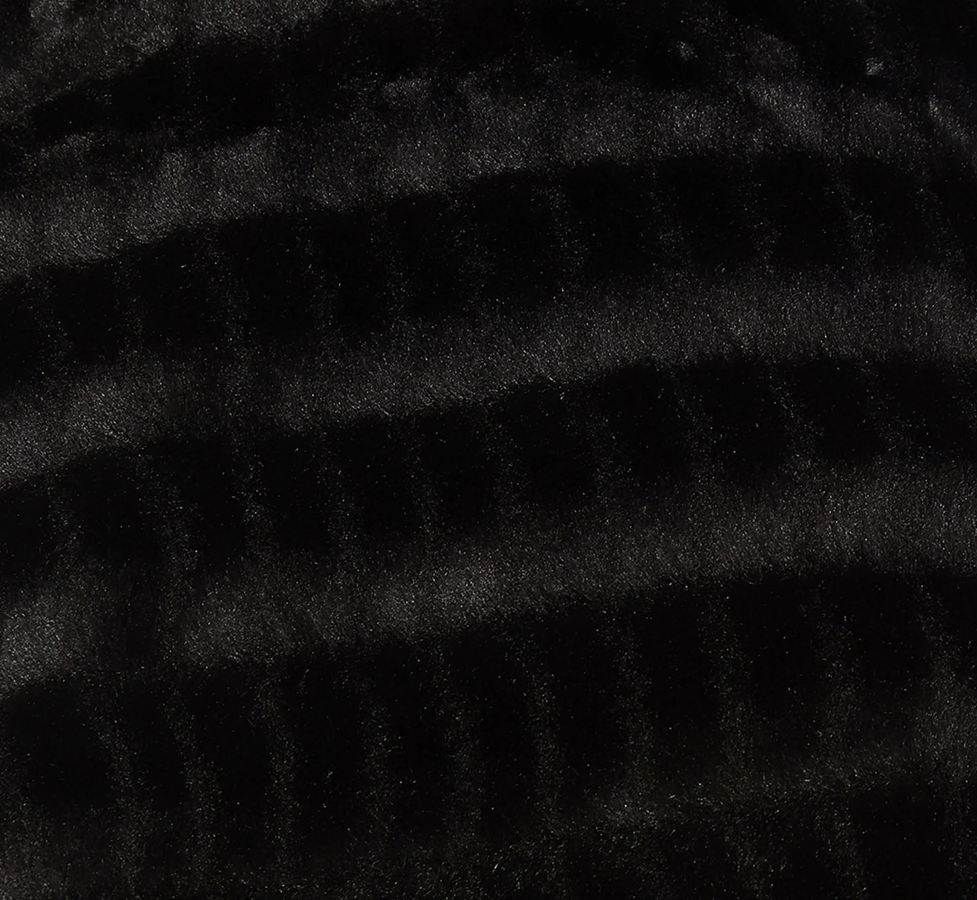 Faux Fur Cape In Black