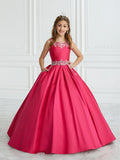 Hand-Beaded A-Line Mikado Gown