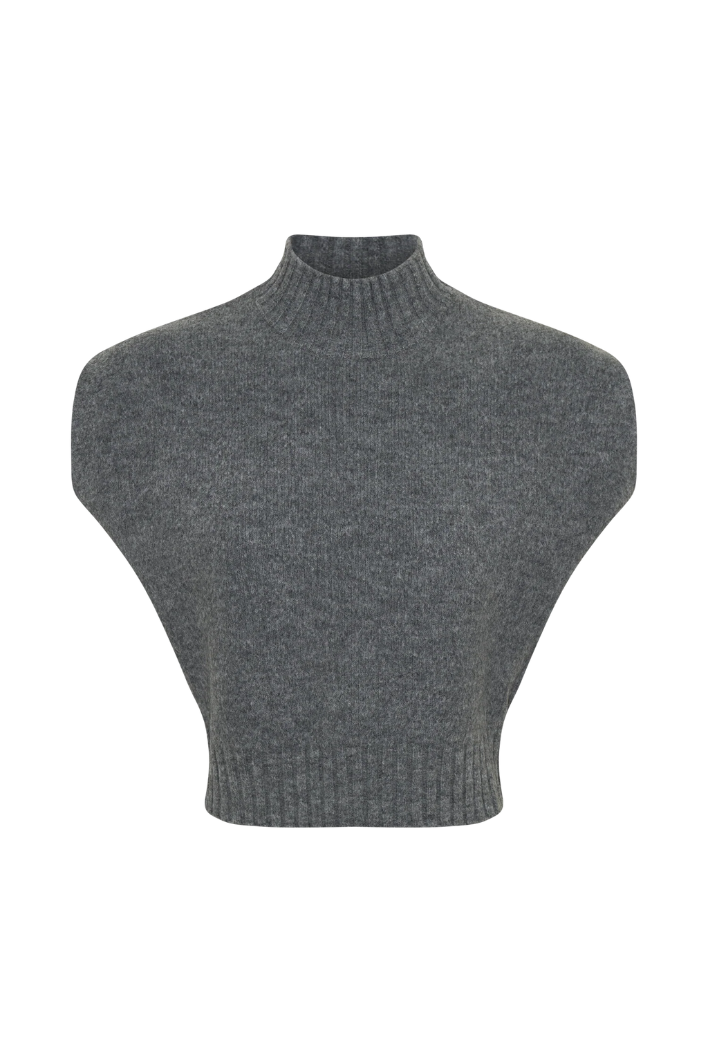 Niko Knit Oversized Top - Charcoal
