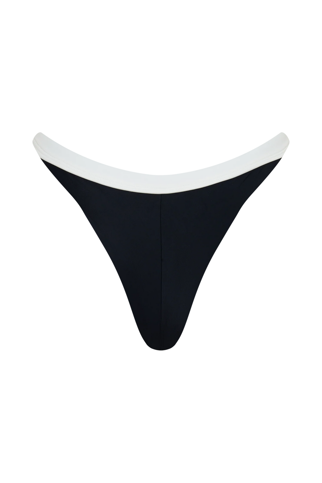 Isla Thong Bikini Bottom - Black/White