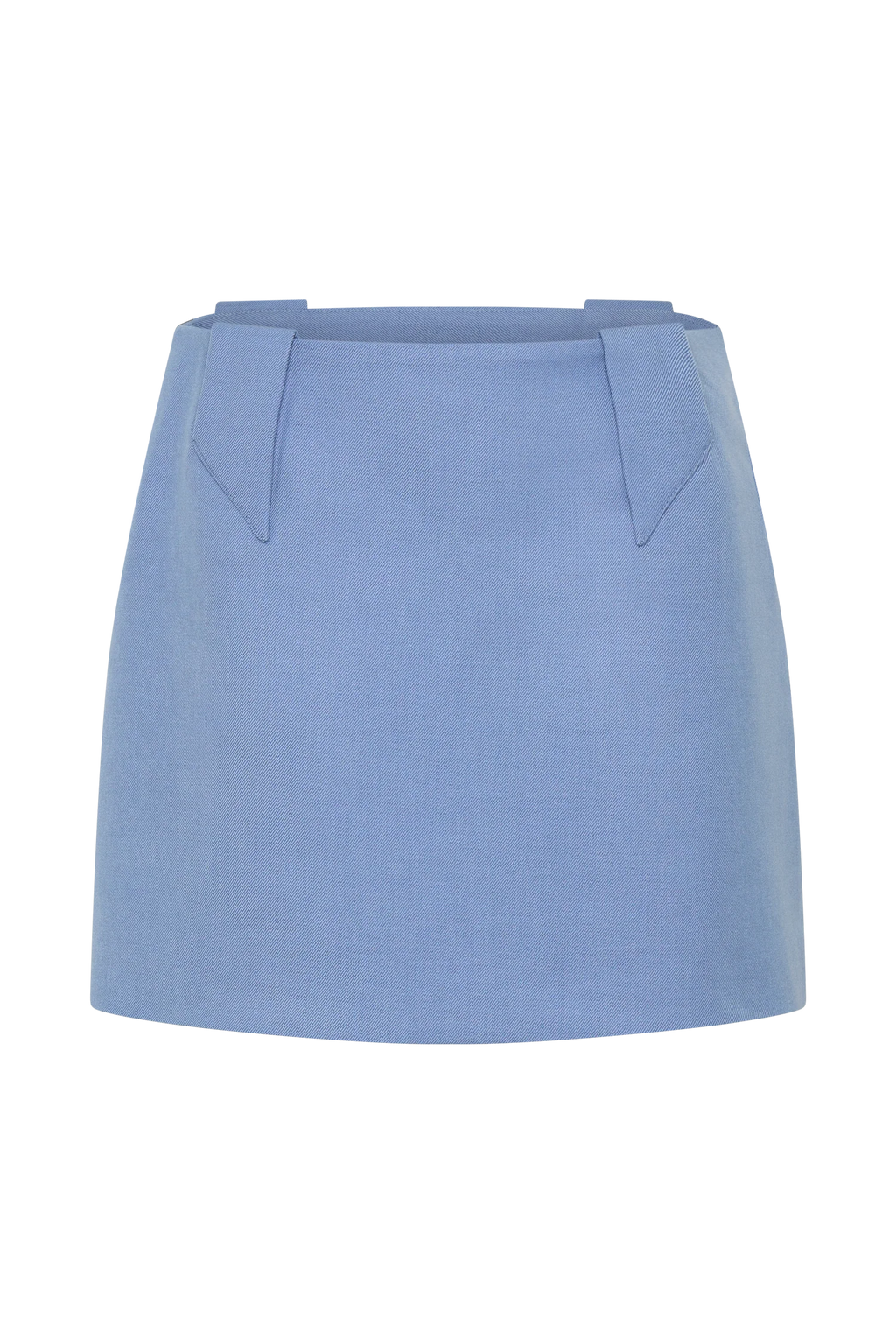 Gina Suiting Mini Skirt - Ocean Blue