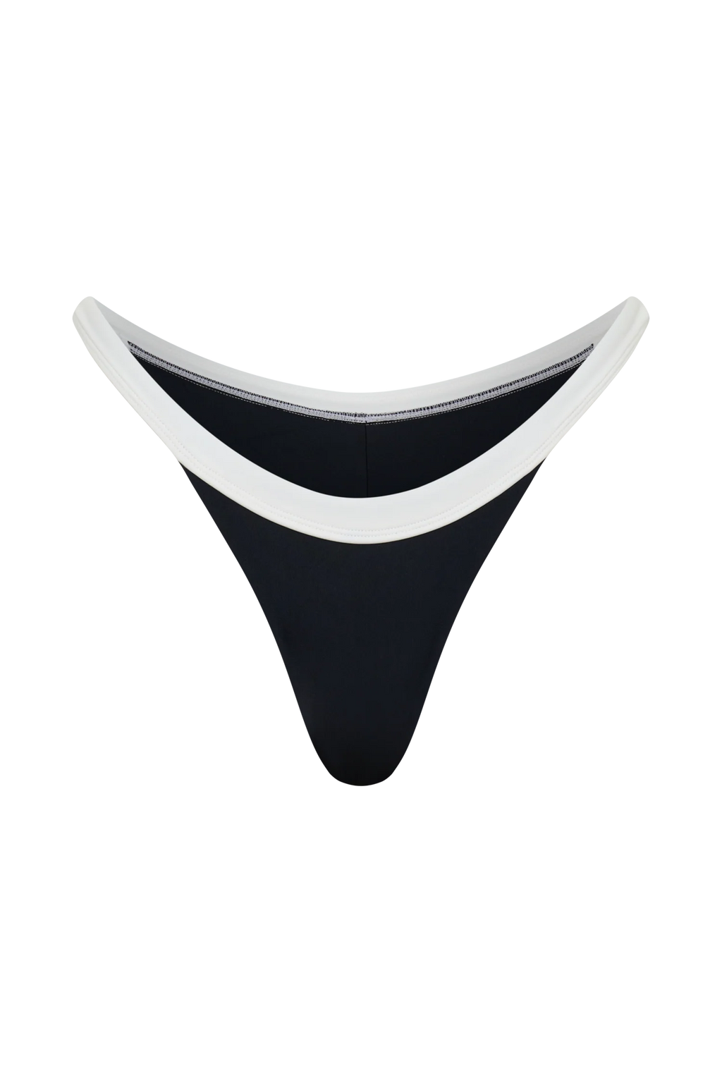 Isla Thong Bikini Bottom - Black/White