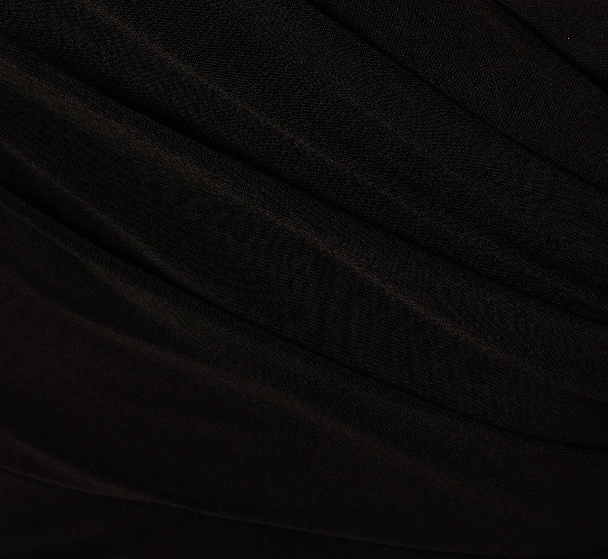 Wide Leg Jersey Jumpsuit With Sheer Lace Bell Sleeves In Black