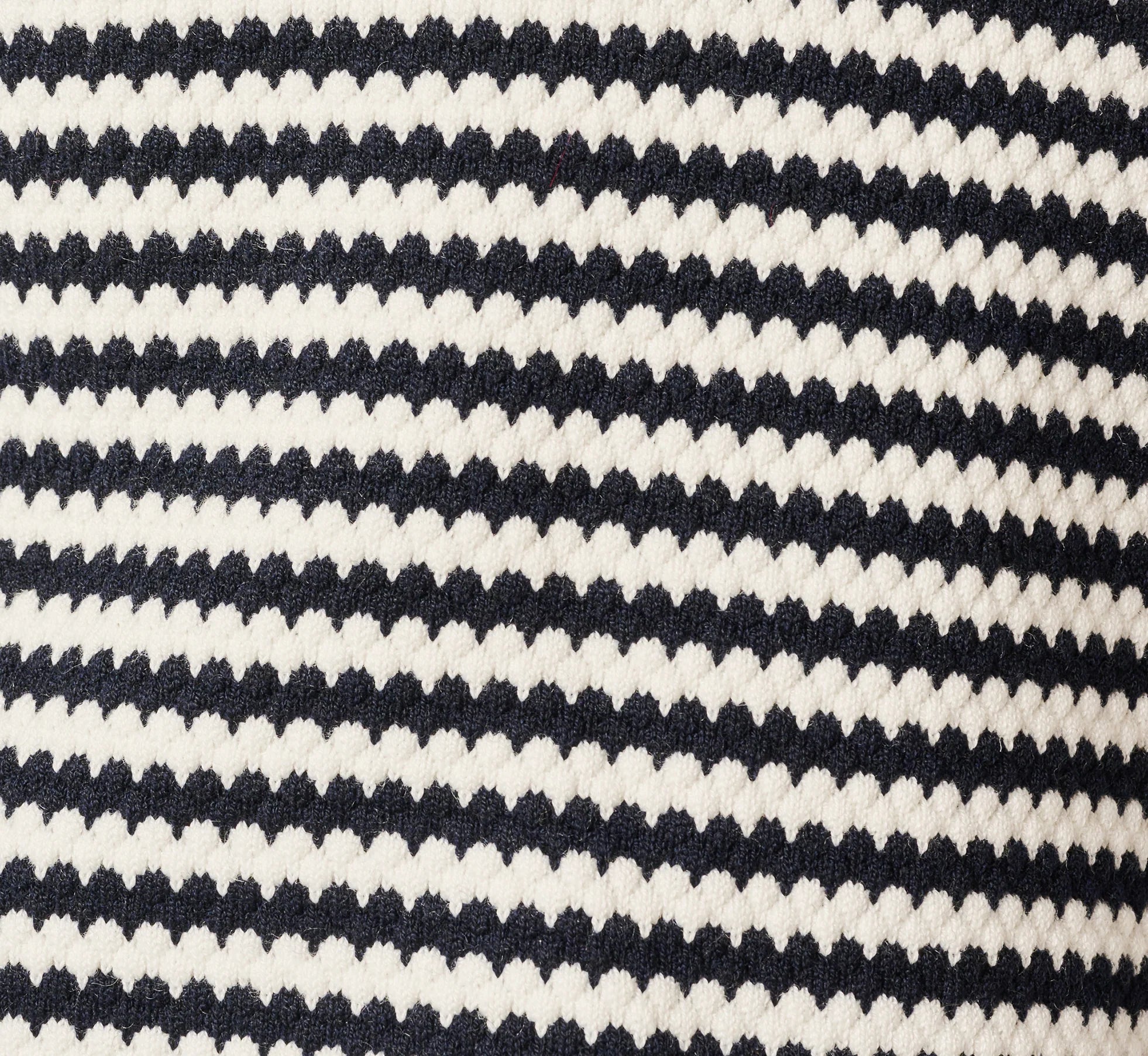 Short Sleeve Polo Collar Sweater In Blue Moon Ivory
