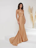 Strapless Sheath Trumpet Gown
