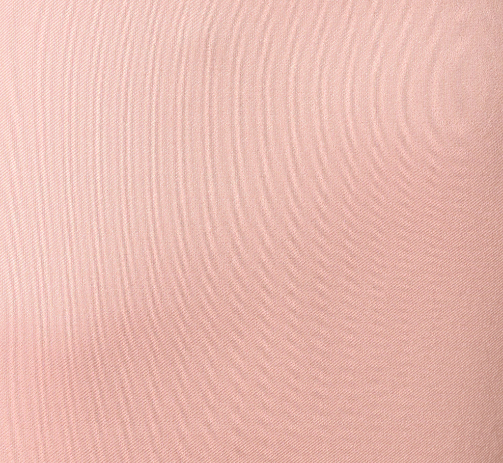 Stretch Mikado Rosette Shoulder Gown In Pink Cloud