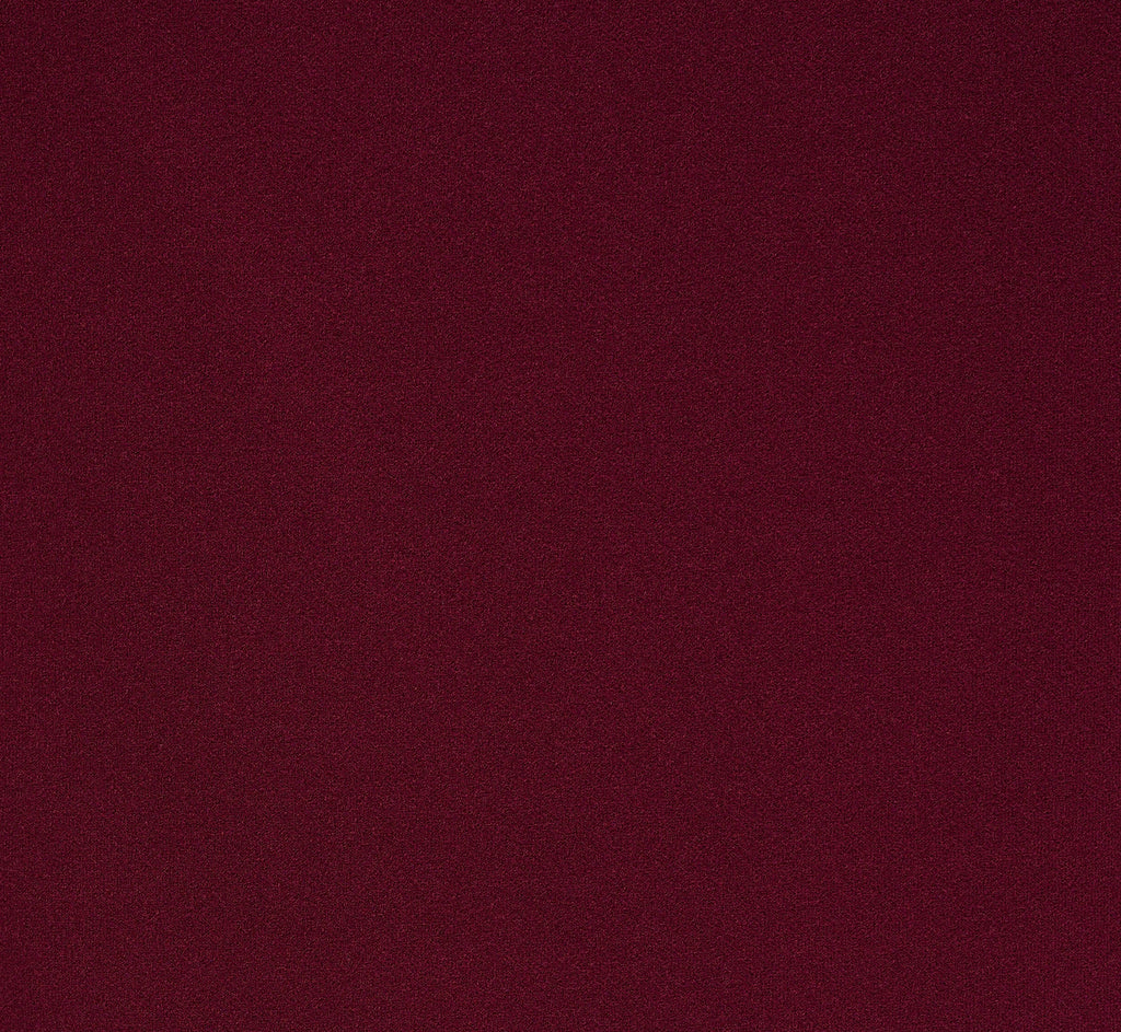 Three Quarter Sleeve Shift Dress With Floral Embellished Cuffs In Cabernet