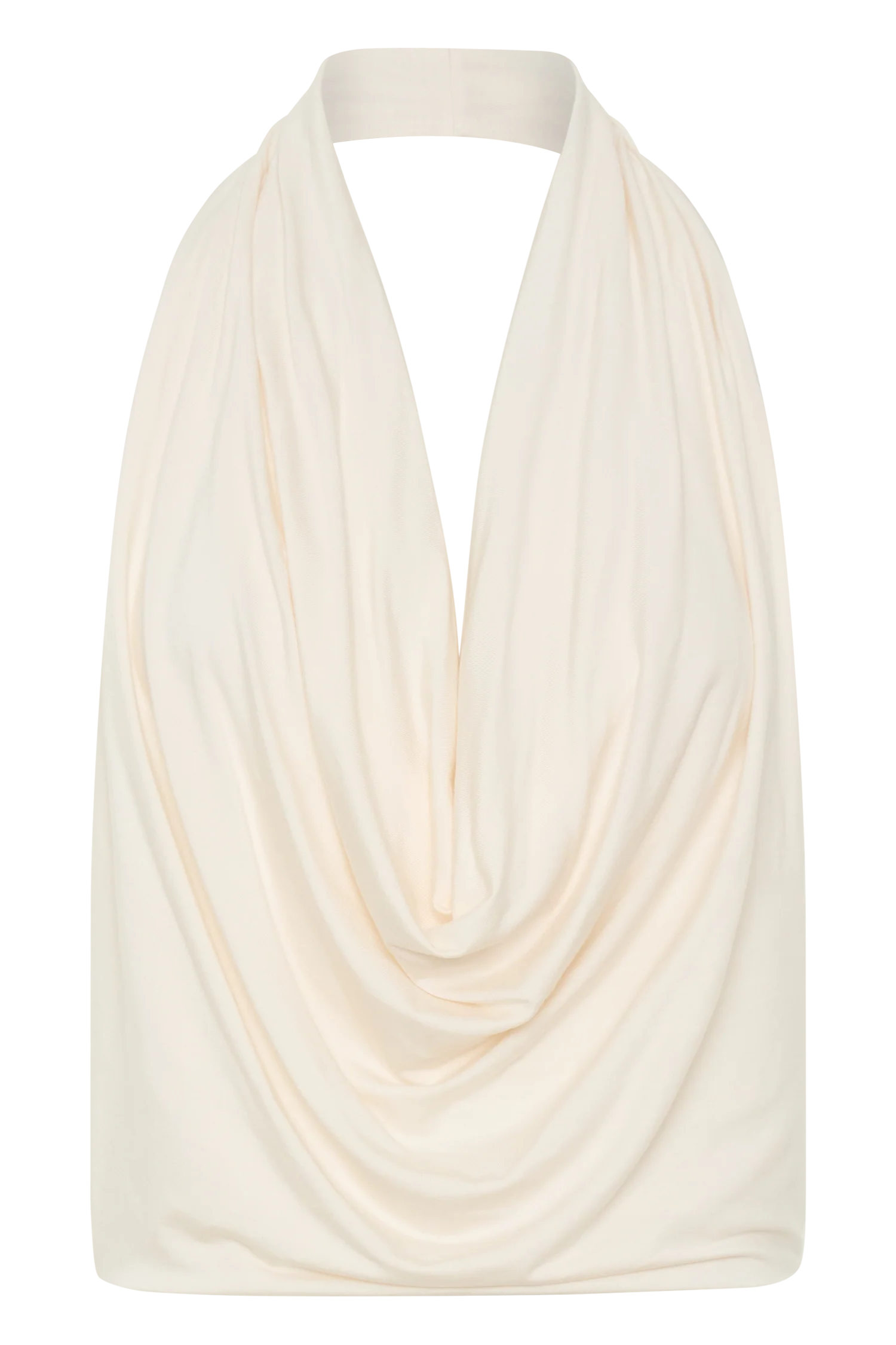 Huyen Cowl Front Modal Top - Ivory