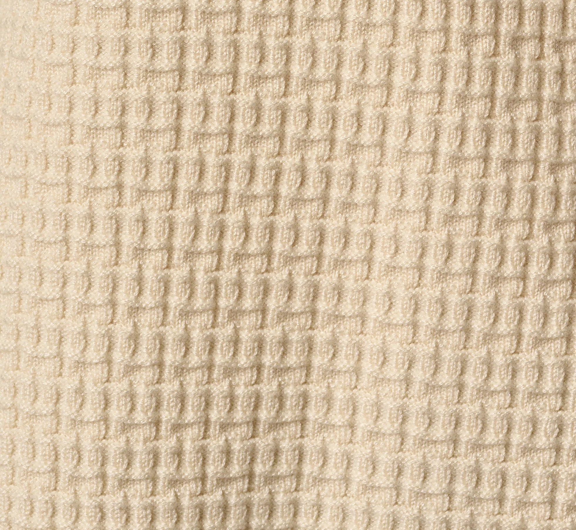 Waffle Weave Bow Collar Pullover Sweater In Cream Black