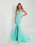Crepe Mermaid Gown