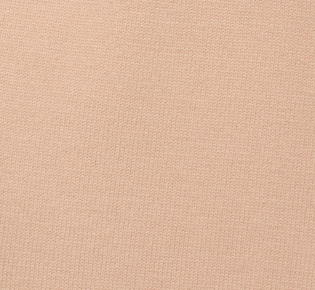 Long Sleeve Collared Twofer Sweater Dress In Champagne Blush Black
