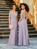 Open-Neckline Refined Jersey Fit-and-Flare Dress