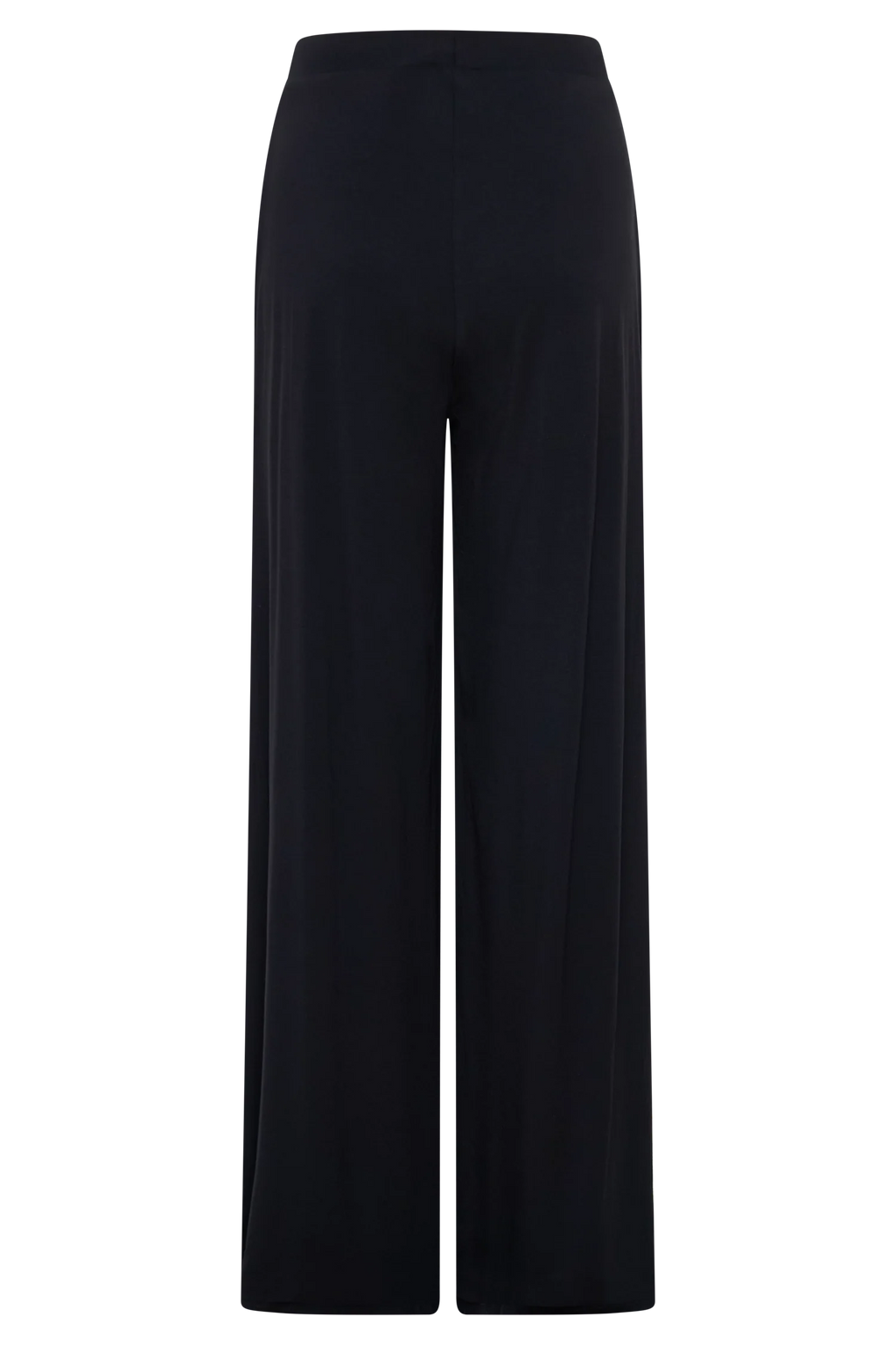 Dewi Wide Leg Modal Pants - Black